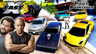 GTA 5 - Stealing Fast X New Cars with Franklin! (Real Life Cars #140)
