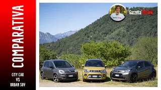 City car a confronto, Toyota Aygo X sfida Fiat Panda e Suzuki Ignis | COMPARATIVA