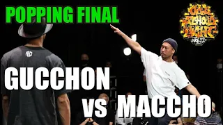 GUCCHON vs MACCHO_OLD SCHOOL NIGHT VOL.22_POPPING 1vs1 FINAL BATTLE