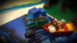 Magic Tree House 6 stop motion Lego book trailer