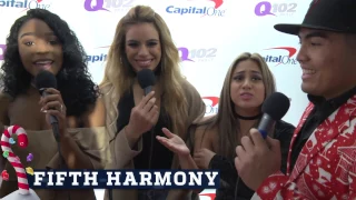 Fifth Harmony - Interview at the Q102 Philly Jingle Ball 2016