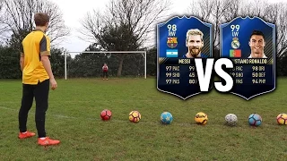 MESSI VS RONALDO TOTY SHOOTING CHALLENGE | Football's Top Drawer #3 - FIFA 17