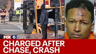 Milwaukee police chase, crash; man charged | FOX6 News Milwaukee