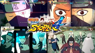 Naruto Shippuden Ultimate Ninja Storm 4 - All Hokages Grabs, Jutsus, Ultimate, Awakenings, Team