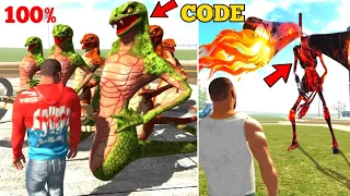 Siren Head Cheat Code in Indian Bike Driving 3D 😱Indian bikes driving 3d Flying Dragon Harsh in Game