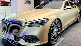 2024 Mercedes-Maybach S580 GOLD Manufacture! The Most Luxurious S-CLASS?! Interior Exterior Review