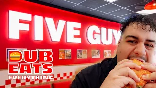 FIVE GUYS Melbourne GRAND OPENING! | Dub Eats VLOG 1