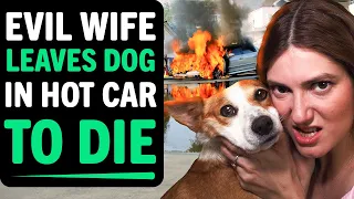 EVIL WIFE Leaves DOG In HOT CAR to DIE! , What Happens Next Is Shocking!