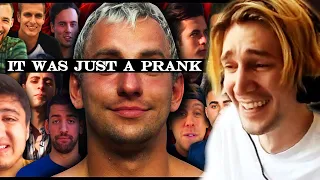 xQc Reacts to 'The Fall of YouTube Pranking (W/ Joey Salads)' | SunnyV2