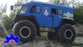 A homemade RUSSIAN all-terrain vehicle Umka. Simple, reliable, and beautiful.