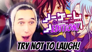 TRY NOT TO LAUGH CHALLENGE!!| *No Game No Life Edition* {By Gigguk}