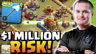 Nick RISKS GOLDEN TICKET chance with GIANT ARROW (Clash of Clans)