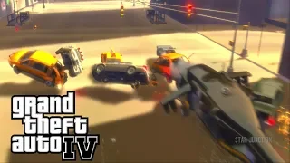 GTA IV - Crashes, Bailouts, Ragdolls & Fails Compilation #25 [1080p]