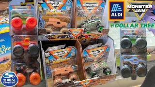 NEW $1 Monster Jam Diecasts! ALDI Has MYSTERY MUDDERS!? MIX 33 FOUND At WALMART & ALDI!