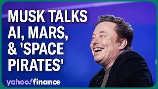 Elon Musk talks AI, Mars and 'space pirates'