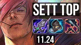 SETT vs MORDEKAISER (TOP) | 12/1/3, 300+ games, Dominating | EUW Diamond | 11.24