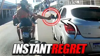 BIKERS REVENGE AGAINST DANGEROUS DRIVER |  | MOTORCYCLISTS vs STUPID & ANGRY PEOPLE 2021