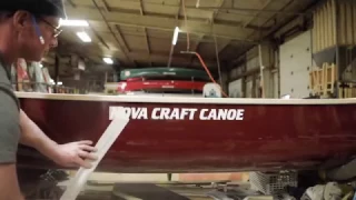 Nova Craft Canoe 'Skateboard Deck' build!