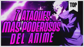 Top 7 Ataques Más Poderosos Del Anime ⚡ | By The Zero