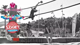 New sport Bossaball on music festivals around the world