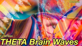 THETA-Binaural Beats 🎧| Increases Intuition, Creativity, Memory, Problem Solving | Deep Relaxation