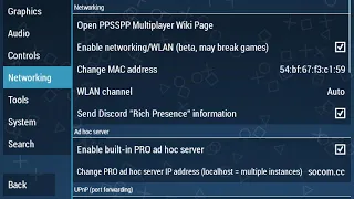 How to do multiplayer adhoc on pes ppsspp