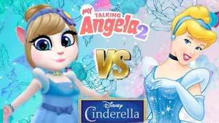 Who Will Prevail: Angela vs Cinderella ❤️ my Talking Angela 2 ✨🌹