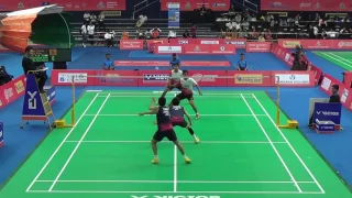 Final Takeshi Kamura  Keigo Sonoda vs Berry Angriawan  Ryan Agung Saputra  Asia Badminton Team 2016