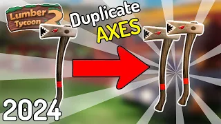 How To DUPE ANY AXE In Lumber Tycoon 2 (2024)
