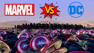 Marvel Army VS DC Army | Ultimate Epic Battle Simulator