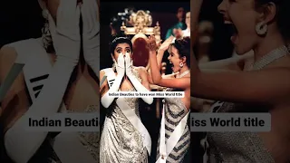 Indian Beauties to have won Miss World title #missworld #celebrity #beautypageant