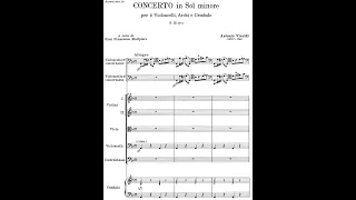 Antonio Vivaldi - Concerto for 2 Cellos in G minor, RV 531. {w/ score.}