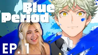 "going into art is a mistake" 🎨 | Blue Period EP 1 Reaction & Review Netflix anime