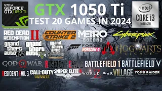 GTX 1050 Ti - Test 20 Games in 2024