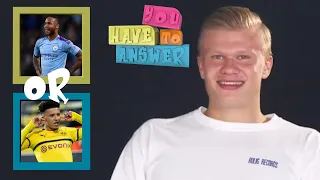 Erling Haaland, Alphonso Davies and Gio Reyna play ‘You Have To Answer’ | Bundesliga