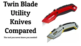 Twin Blade Utility Knives - You need one.
