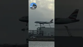 British Airways Landing Gibraltar G-EUYI