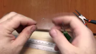 Самодельная струна для гибки пластика / Selfmade string for plastic bending