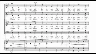 [choral music score] Ave Verum Corpus - Edward Elgar