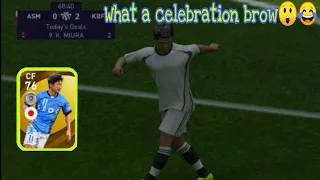 Goal celebration of Japanese legend😲 😂 k. Miura |pes 2021