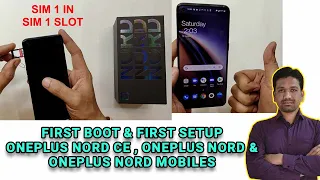 How To Setup OnePlus Nord CE 5G First Time | OnePlus Nord Mobiles First Boot up time & How To Setup