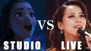 Disney Princesses - STUDIO vs LIVE performances (PART 2)