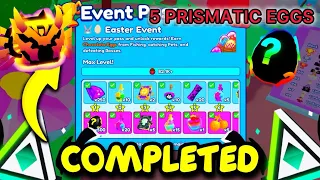 I Completed the Easter event pass And opened 5 PRISMATIC EGGS /SEE WHAT I GOT/ ( pet catchers)