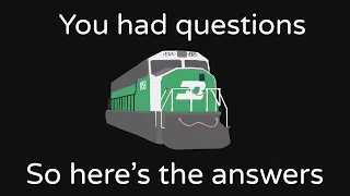 BNSF 1458 Q&A   Answering your questions