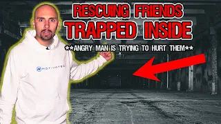 TRAPPED INSIDE SCARY BUILDING WITH PEOPLE STALKING US