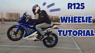 Come impennare un 125 4t/Yamaha R125 | 125 4T STUNT WHEELIE TUTORIAL