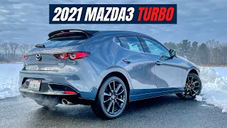 2021 Mazda 3 Turbo Review - A FUN Hot Hatchback