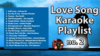 15 Love Song Karaoke Playlist 2 | Cruisin 2 Playlist (karaoke version)