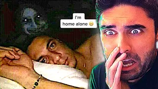 Warning! This Ghost Video Gives Anxiety 😨 - (SKizzle Reacts to Ghosts Caught on Camera - Bizzarebub)