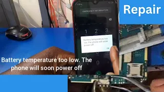 how to fix Battery temperature to low. the phone will soon shut down in every smartphone
